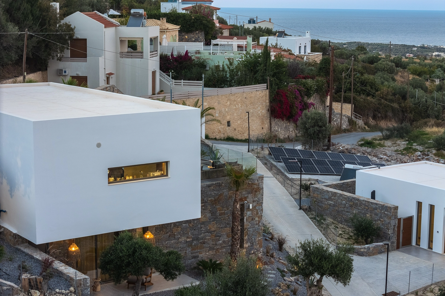 Andriotis – Luxuriöse Ferienvilla – Außenbereich