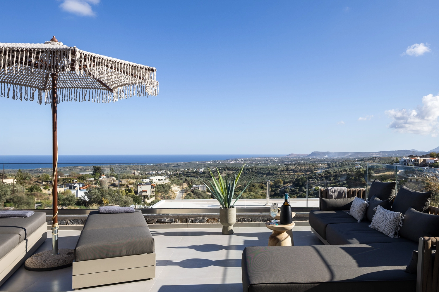 Andriotis – Luxuriöse Ferienvilla – Außenbereich