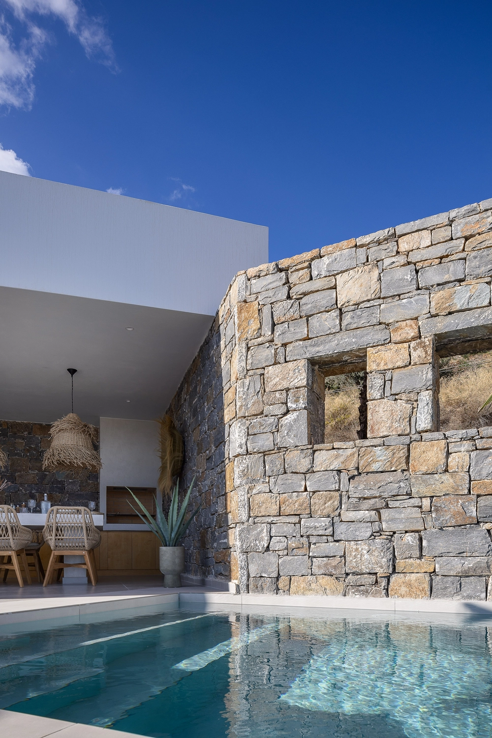 Andriotis – Luxuriöse Ferienvilla – Außenbereich