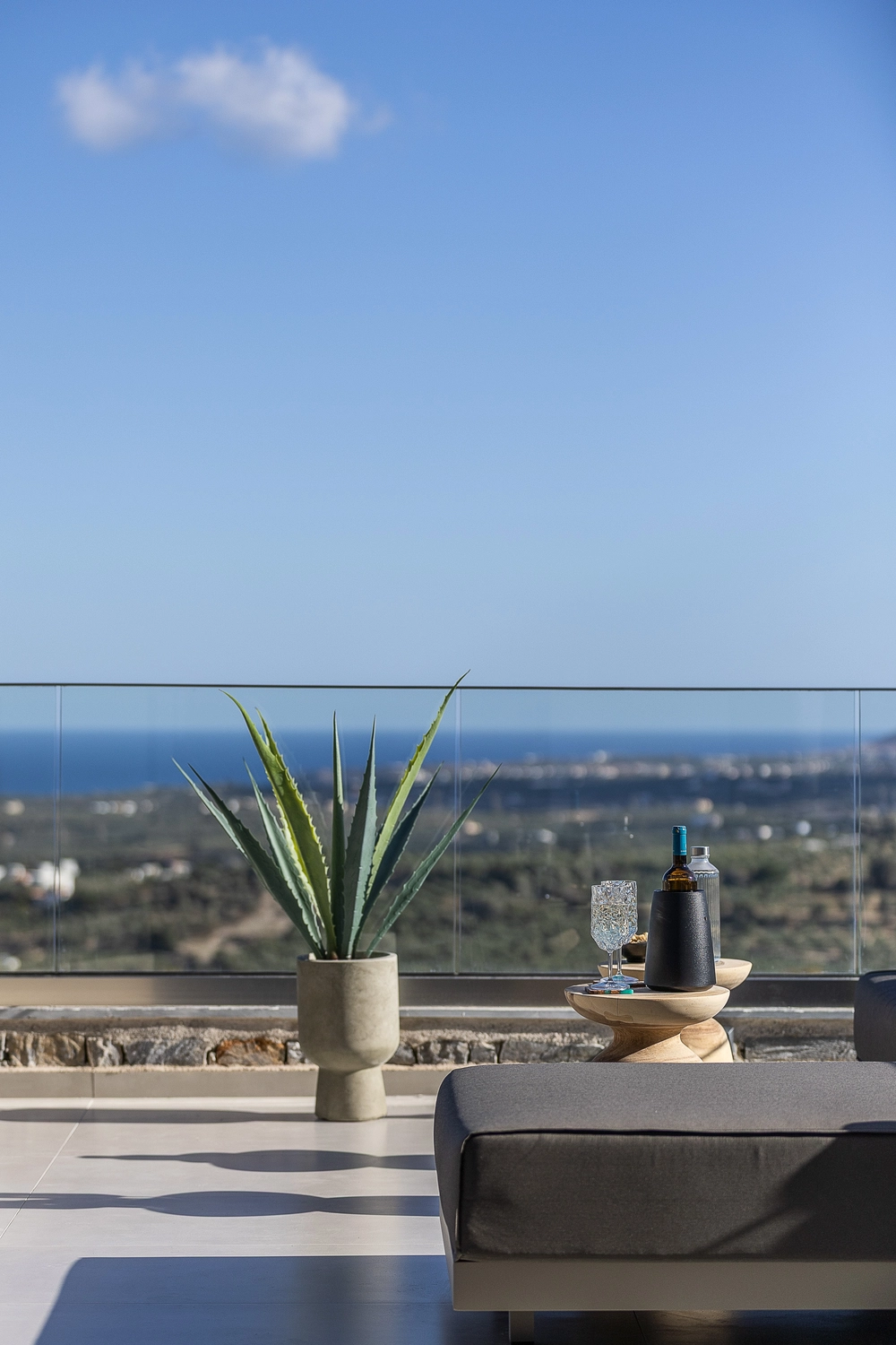 Andriotis – Luxuriöse Ferienvilla – Außenbereich