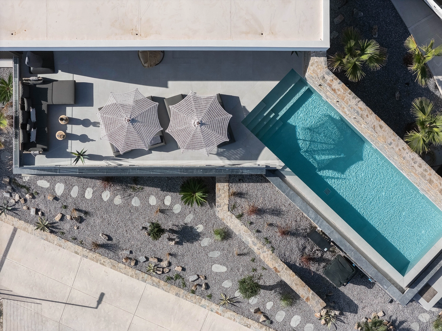 Andriotis – Luxuriöse Ferienvilla – Außenbereich