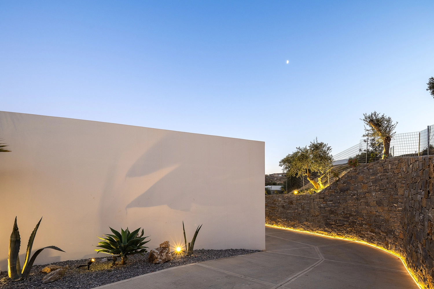 Andriotis – Luxuriöse Ferienvilla – Außenbereich