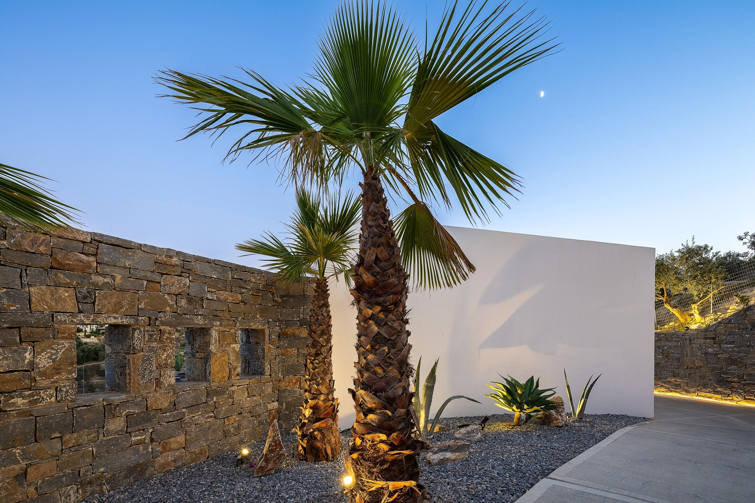 Andriotis – Luxuriöse Ferienvilla – Außenbereich