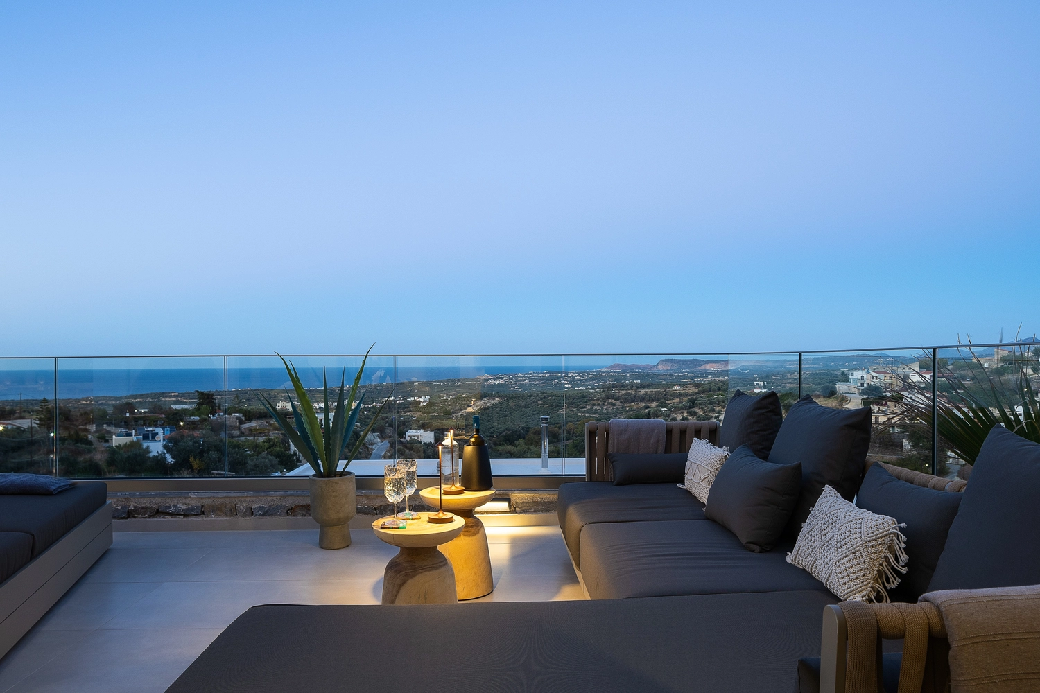 Andriotis – Luxuriöse Ferienvilla – Außenbereich